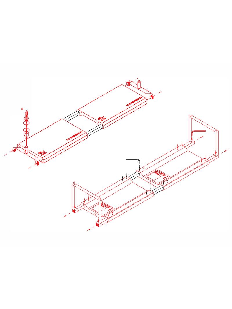 Skylight Hyperbar - sada konektorů - Obrázek 1
