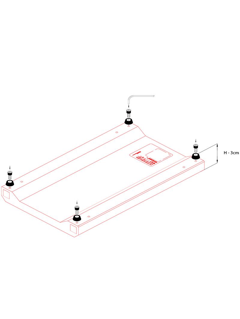 Skylight Hyperbar - Gummifüße – Bild 1